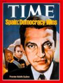 Adolfo Suárez en la portada de TIME