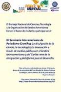 III Seminario Interamericano de Periodismo Científic0 (10 de junio en Guadalajara, México) (clicar en el logo)