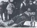 El cadáver del Che en la lavandería del hospital de Vallegrande<br>