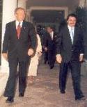 Con George W. Bush