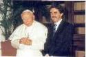 Con Juan Pablo II