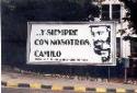Valla conmemorativa en La Habana