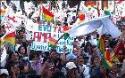 Una magen de las protestas en Bolivia (Tal Cual)