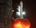 Despegue del cohete chino  con el satélite "Simón Bolívar"