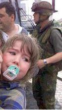 El hijo de Mirjana Jokic en el inicio de la evacuación