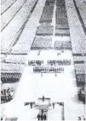 Concentración nazi en Nuremberg en 1935