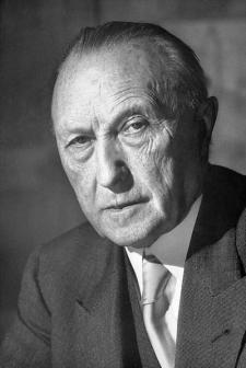 Konrad Adenauer en 1952 (foto wikipedia)