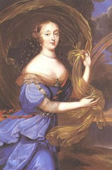 Madame de Montespan en una pintura de su época, de autor desconocido (fuente wikipedia)