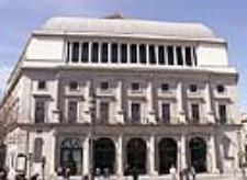 Teatro Real de Madrid, fachada este (Plaza de Oriente)