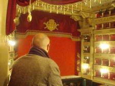 En el interior del Teatro alla Scala