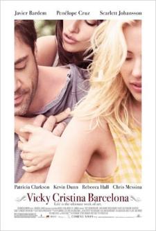 Cartel de la película Vicky Cristina Barcelona, de Woody Allen