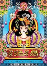 Cartel de la Feria de abril de Cataluña (2008)