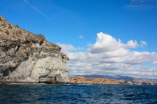 Excursión en kayak por Águilas - Vista del Paisaje Natural de las Cuatro Calas (foto propiedad de Eco-Viajes)