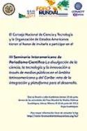III Seminario Interamericano de Periodismo Científic0 (10 de junio en Guadalajara, México) (clicar en el logo)