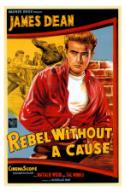 Cartel de la película <i>Rebelde sin causa</i>, de Nicholas Ray